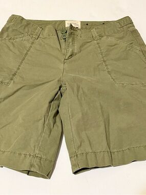 Sanctuary Olive Green Flat-Front Women's Shorts